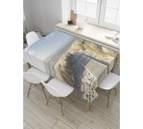 Прямоугольная скатерть JoyArty Морская дорожка из сатена tc_8525_120x145