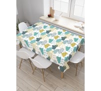 Прямоугольная скатерть JoyArty Дождь в красках из сатена tc_20517_120x145