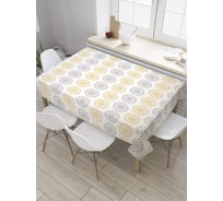 Прямоугольная скатерть JoyArty Плоскость цветов из сатена tc_34693_120x145