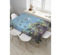 Прямоугольная скатерть JoyArty Морская пучина из сатена tc_9248_120x145