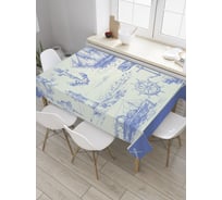 Прямоугольная скатерть JoyArty Капитанские истории из сатена tc_9002_120x145