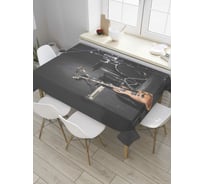 Прямоугольная скатерть JoyArty Музыкальные инструменты из сатена tc_8671_120x145