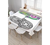 Прямоугольная скатерть JoyArty Две противоположности из сатена tc_38644_120x145