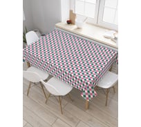 Прямоугольная скатерть JoyArty Квадратные переходы из сатена tc_28249_120x145