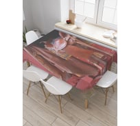 Прямоугольная скатерть JoyArty Ковбойский тайник из сатена tc_9791_120x145