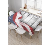 Прямоугольная скатерть JoyArty Полотно флага из сатена tc_20732_120x145