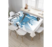 Прямоугольная скатерть JoyArty Покорение кольца из сатена tc_37278_120x145