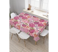 Прямоугольная скатерть JoyArty Множество роз из сатена tc_35874_120x145