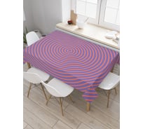 Прямоугольная скатерть JoyArty Классическая спираль из сатена tc_18649_120x145