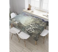 Прямоугольная скатерть JoyArty Воспоминания меломана из сатена tc_27742_120x145