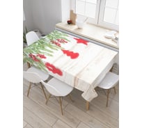 Прямоугольная скатерть JoyArty В ожидании чуда из сатена tc_20317_120x145