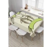 Прямоугольная скатерть JoyArty Серьезный козел из сатена tc_31952_120x145