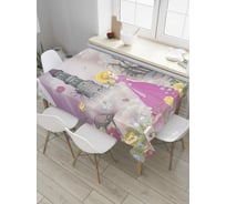 Прямоугольная скатерть JoyArty Манящие тайны из сатена tc_8167_120x145