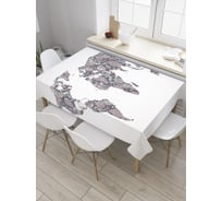Прямоугольная скатерть JoyArty Карта пейсли из сатена tc_28827_120x145