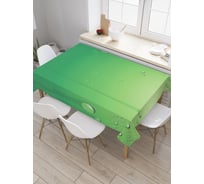 Прямоугольная скатерть JoyArty Капли по стеклу из сатена tc_30114_120x145