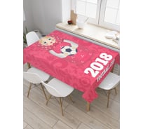 Прямоугольная скатерть JoyArty Русская матрешка из сатена tc_378872_120x145