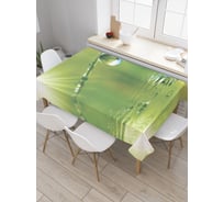 Прямоугольная скатерть JoyArty Капельный мир из сатена tc_2609_120x145