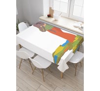 Прямоугольная скатерть JoyArty Молодая мама из сатена tc_36774_120x145