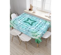 Прямоугольная скатерть JoyArty Квадрат тайн из сатена tc_20326_120x145