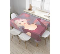 Прямоугольная скатерть JoyArty Повязка с пером из сатена tc_78572_120x145