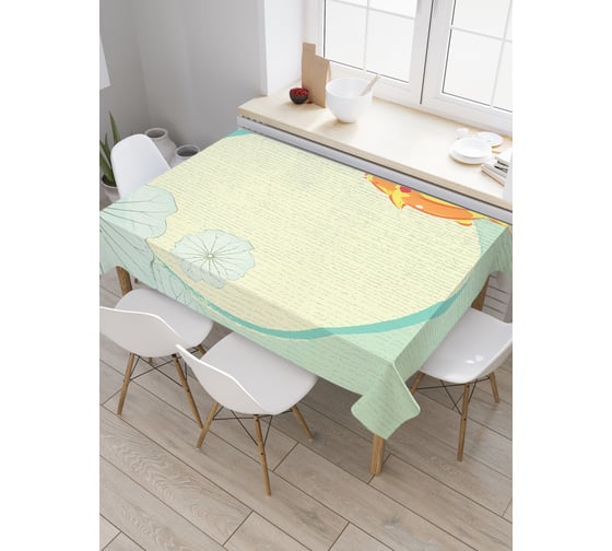 Прямоугольная скатерть JoyArty Прыжок к солнцу из сатена tc_20565_120x145 1