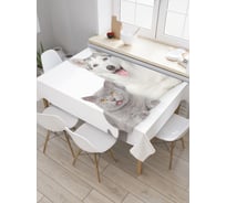 Прямоугольная скатерть JoyArty Два друга из сатена tc_30066_120x145