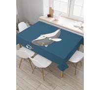 Прямоугольная скатерть JoyArty Кит-джентльмен из сатена tc_23183_120x145