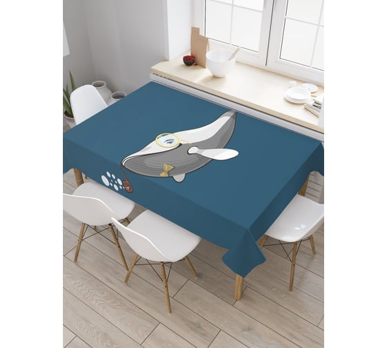 Прямоугольная скатерть JoyArty Кит-джентльмен из сатена tc_23183_120x145 1