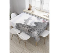 Прямоугольная скатерть JoyArty Китайская живопись из сатена tc_32274_120x145