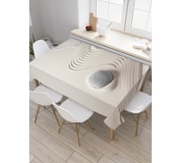 Прямоугольная скатерть JoyArty Камень в песке из сатена tc_21852_120x145