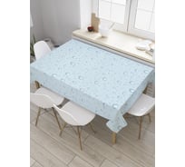 Прямоугольная скатерть JoyArty Капли на окне из сатена tc_28750_120x145