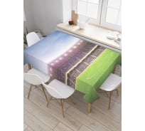 Прямоугольная скатерть JoyArty Стадион со зрителями из сатена tc_378792_120x145