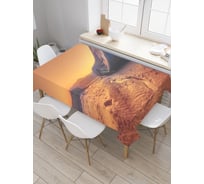 Прямоугольная скатерть JoyArty Корабль выбросило на берег из сатена tc_20535_120x145