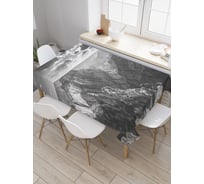 Прямоугольная скатерть JoyArty Серость каньона из сатена tc_20119_120x145