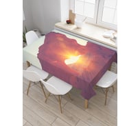 Прямоугольная скатерть JoyArty Горная арка из сатена tc_20105_120x145