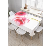Прямоугольная скатерть JoyArty Два мака из сатена tc_29724_120x145