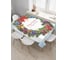 Прямоугольная скатерть JoyArty Рождественский венок из сатена tc_37050_120x145 5