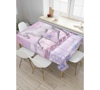 Прямоугольная скатерть JoyArty Мост единорога из сатена tc_7283_120x145