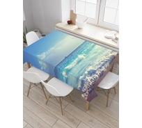 Прямоугольная скатерть JoyArty Море волнуется из сатена tc_13967_120x145