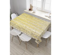 Прямоугольная скатерть JoyArty Много берез из сатена tc_9348_120x145