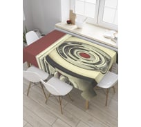 Прямоугольная скатерть JoyArty Колесо ретро автомобиля из сатена tc_28143_120x145