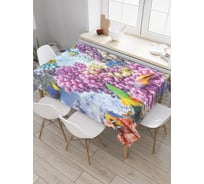 Прямоугольная скатерть JoyArty Коралловая красота из сатена tc_21284_120x145