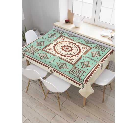 Прямоугольная скатерть JoyArty Ковровая поверхность из сатена tc_2848_120x145 1