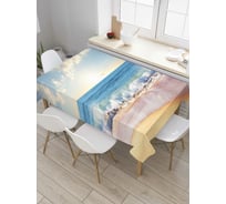 Прямоугольная скатерть JoyArty Морское покрытие из сатена tc_6695_120x145