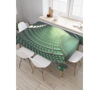 Прямоугольная скатерть JoyArty Коридор будущего из сатена tc_21655_120x145