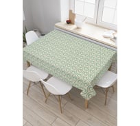 Прямоугольная скатерть JoyArty Волны с завитками из сатена tc_28722_120x145
