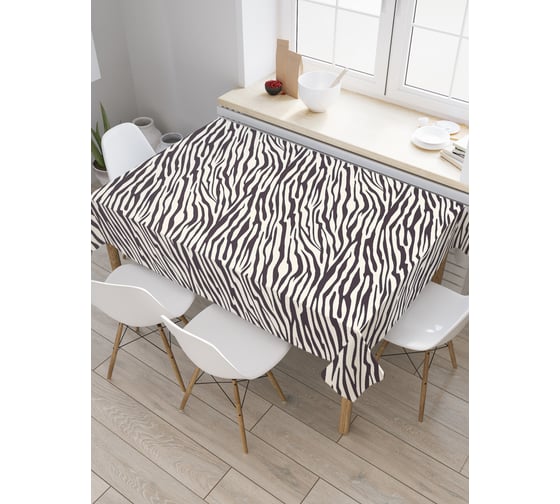 Прямоугольная скатерть JoyArty Полосатый омут из сатена tc_207077_120x145 1