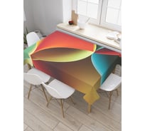 Прямоугольная скатерть JoyArty Конструкция из красок из сатена tc_22233_120x145