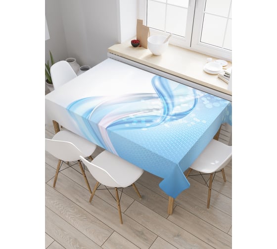 Прямоугольная скатерть JoyArty Водное буйство из сатена tc_22229_120x145 1