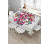 Прямоугольная скатерть JoyArty День Валентина из сатена tc_91984_120x145